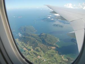 Hong Kong, Air France przed ladowaniem
