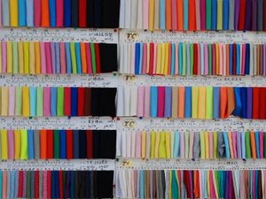 Hong Kong, probki materialow