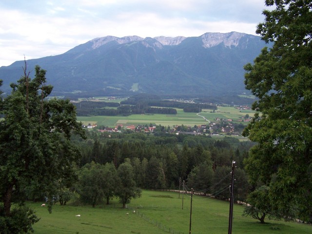 Austria, widok na Bleinburg