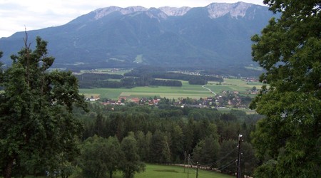 Austria, widok na Bleinburg