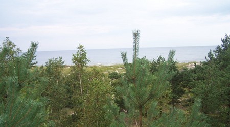 Ustka, widok na morze – Polska