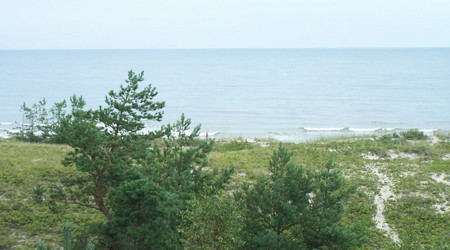 Ustka, widok na morze – Polska