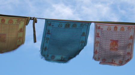 Flagi modlitewne, Ułan-Bator, Mongolia 2008