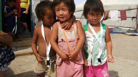Dzieci, Mongolia 2008