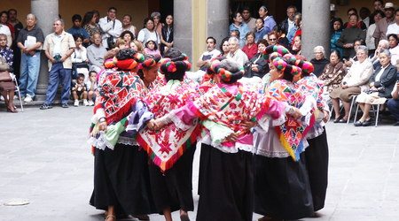 Pokaz tańców – Puebla, Meksyk