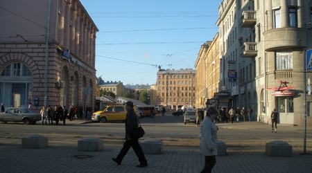 uliczka – Sankt-Petersburg, Rosja
