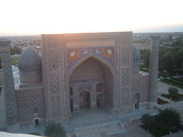 wschód słońca, Samarkanda
