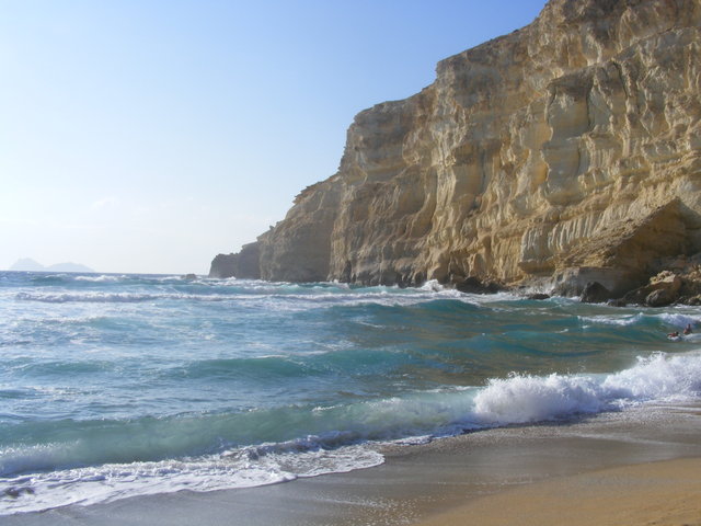 Matala Red Beach