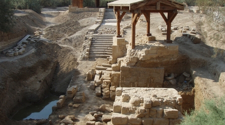 Miejsce chrztu Jezusa nad Jordanem - Jordania