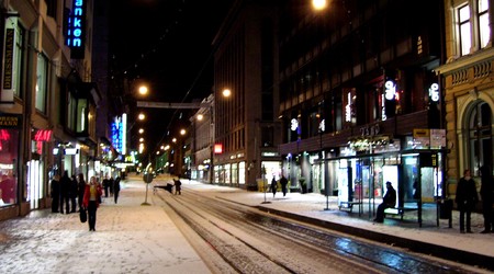 Pierwszy snieg w Helsinkach – Helsinki, Finlandia
