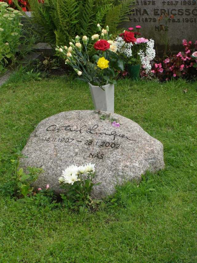 Vimmerby grób Astrid Lindgren