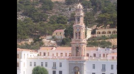 Wyspa Symi - Klasztor Moni Panormitis – Sými, Grecja