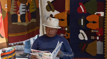 sobotni targ w Otavalo – Ekwador