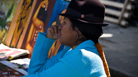 sobotni targ w Otavalo – Ekwador