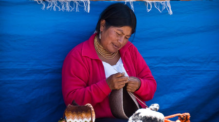 sobotni targ w Otavalo – Ekwador