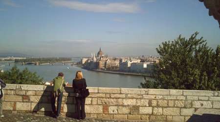 Budapeszt - widok na parlament – Węgry
