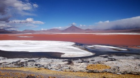 Boliwia, Tour de Uyuni, czerwona laguna