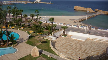 Monastir;  widok z hotelu El Habib – Tunezja