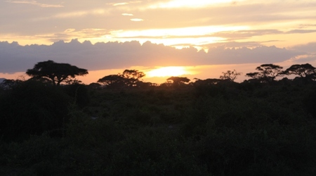Zachodzlonca – Amboseli, Kenia