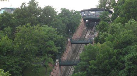 Kolejka na wzgórze zamkowe - Siklo – Budapeszt, Węgry