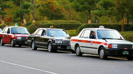 Taksówki w Kioto – Japonia