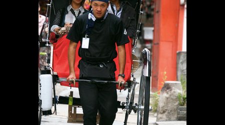 Rikszarz w Kioto – Japonia
