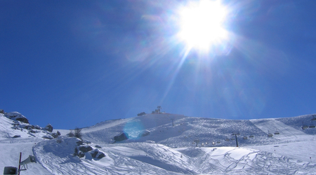 Radosne alpejskie słonce – Dolomity, Włochy