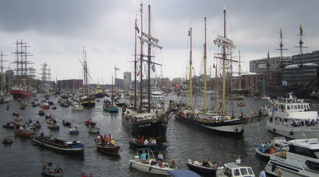 parada statków w Amsterdamie – Holandia
