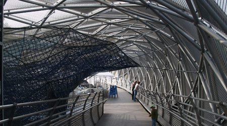 Murinsel - wnętrze – Graz, Austria