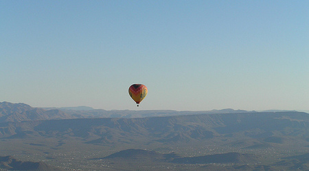 Widok z balonu, Arizona, USA – Stany Zjednoczone Ameryki