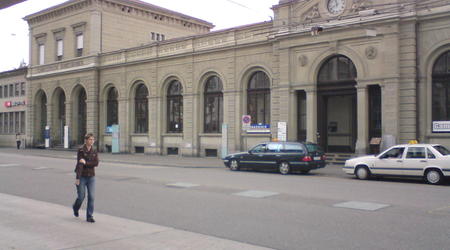 Dworzec kolejowy w Schaffhausen – Szwajcaria