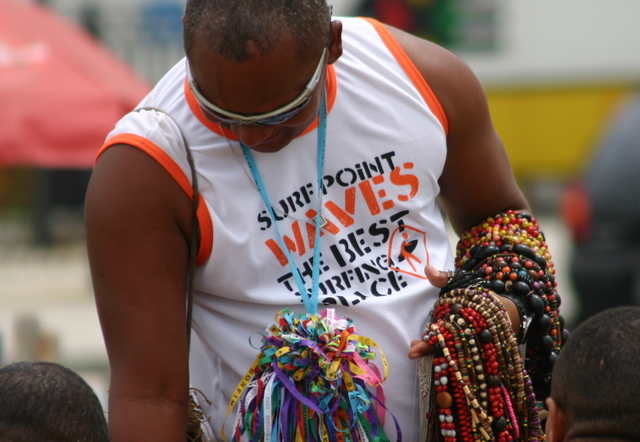 Sprzedawca pamiątek Salvador de Bahia