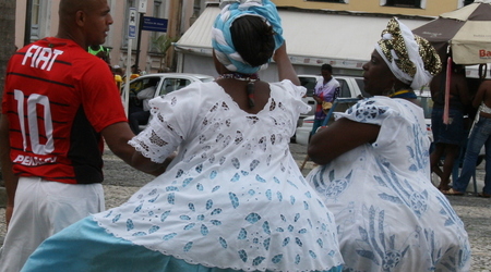 Kobiety w stroju bahijskim – Salvador de Bahia, Brazylia
