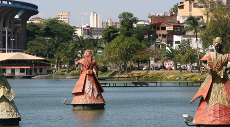 Posągi Orishas (afrykańskie boginie) – Salvador de Bahia, Brazylia