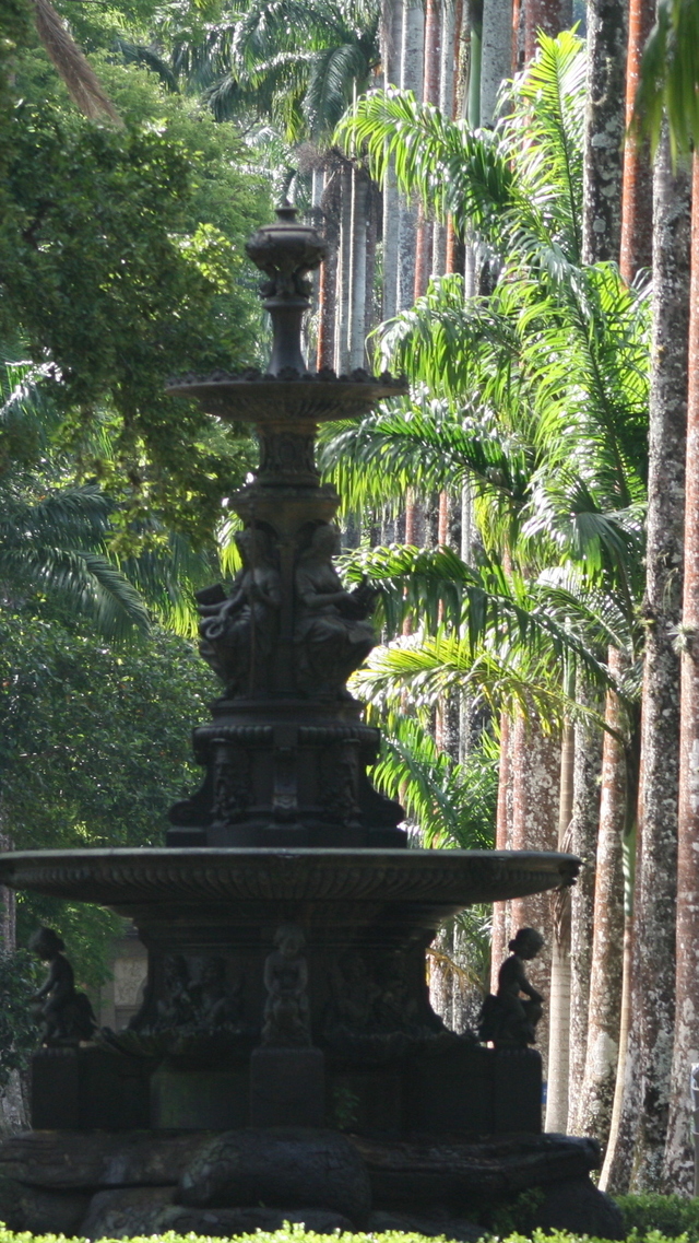 fontanna w Ogrodzie Botanicznym