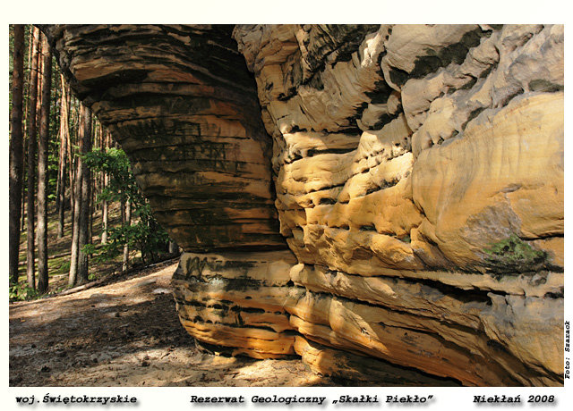 Rezerwat Geologiczny "Skałki Piekło" Niekłań