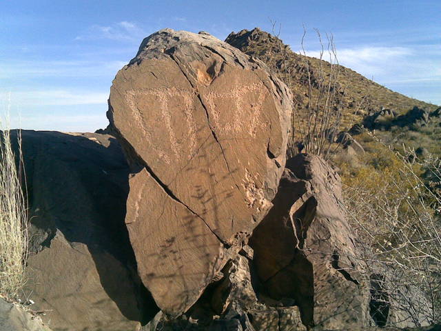 Petrograbados en Samalayuca