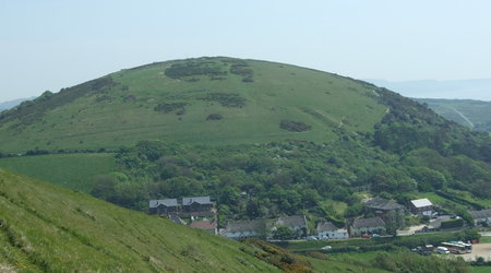wzgórze nad zatoką – West Lulworth, Wielka Brytania