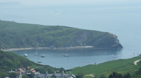 widok na zatokę 2 – West Lulworth, Wielka Brytania