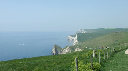 klify – West Lulworth, Wielka Brytania