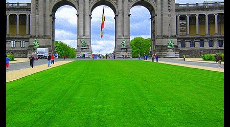 Img 3885 1 bruksela - łuk triumfalny w parku pięćdziesięciolecia – Belgia