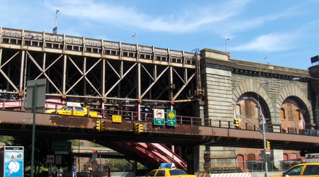 Manhattan. Most Brookliński. – Nowy Jork, Stany Zjednoczone Ameryki