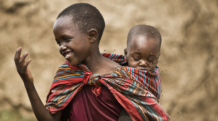 Dzieci w masajskiej wiosce – Tanzania