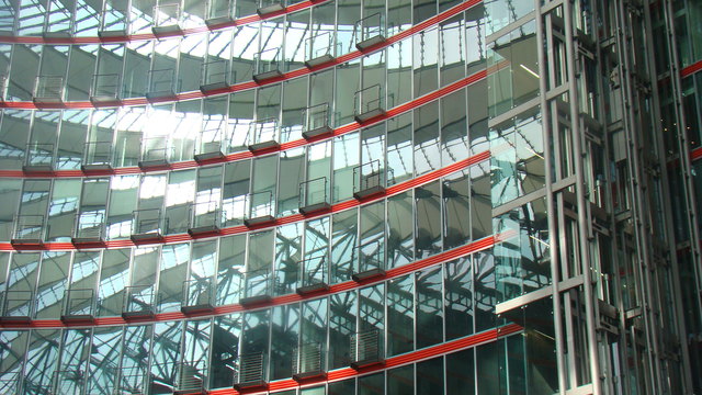 Sony Center - wnętrze  biura