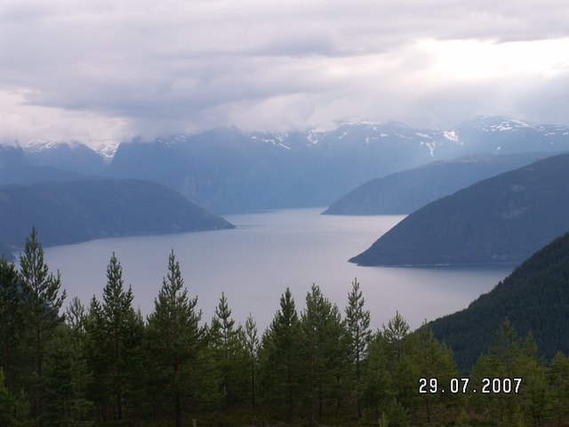 Zatoka Amble na fiordzie Sognefiord