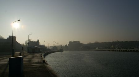 Ustka ,kanał portowy – Polska