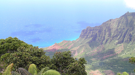 Kauai, Hawaii, USA..widok ze szlaku gorskiego – Hawaje, Stany Zjednoczone Ameryki