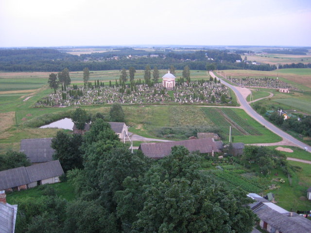 Widok z wieży kościoła