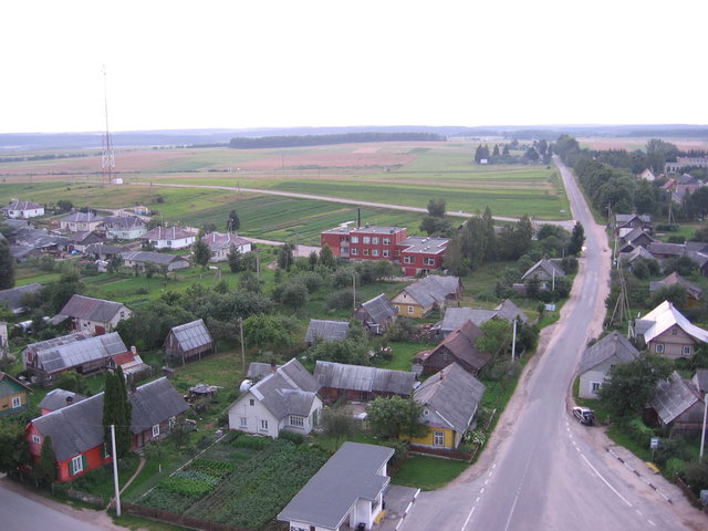 Widok z wieży kościoła