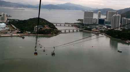 Lantau - kolejka liniowa do Ngong Ping – Hongkong